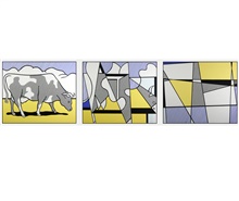 Immagine Cowtriptych (Cow Going Abstract)
